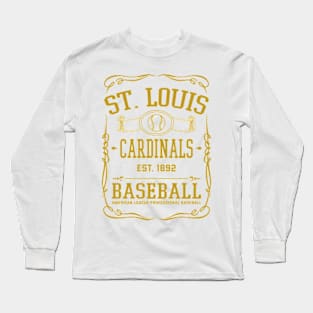 Vintage Cardinals American Baseball Long Sleeve T-Shirt